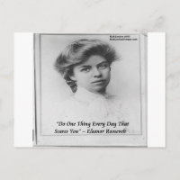 Eleanor Roosevelt "Mach etwas Beängstigendes" Zita