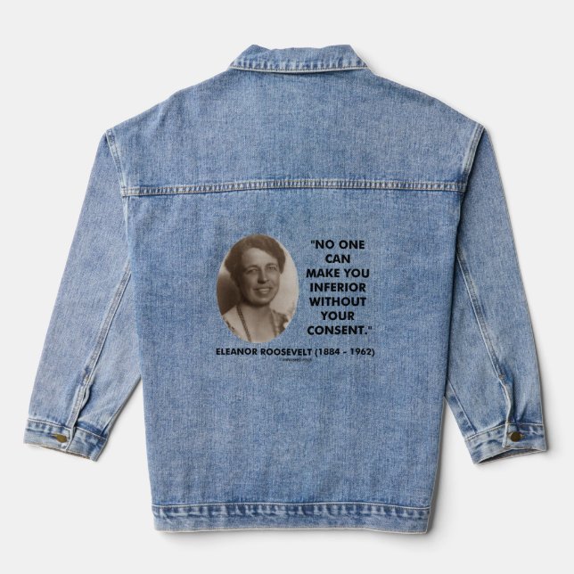 Eleanor Roosevelt Personne Ne Peut Vous Rendre Inf (Verso)