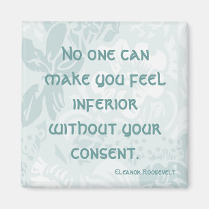 Eleanor Roosevelt Redewendungen Kühlschrankmagnets Magnet