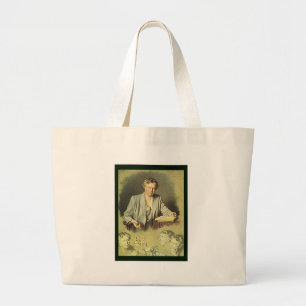 Eleanor Roosevelt White House portrait Jumbo Stoffbeutel
