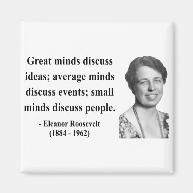Eleanor Roosevelt Zitat 5b Magnet (Vorne)