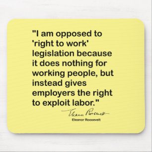 Eleanor Roosevelt Zitat Mousepad