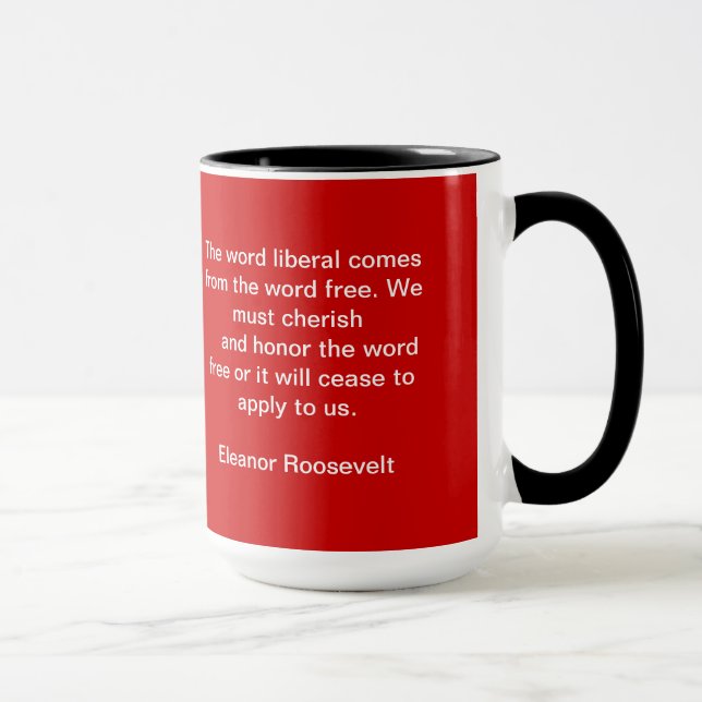 Eleanor- Rooseveltklugheitsschale Tasse (Rechts)