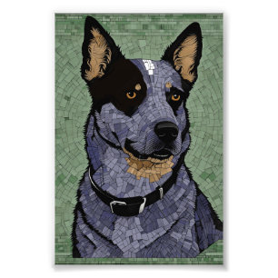 Eleanor the Blue Heeler Fotodruck