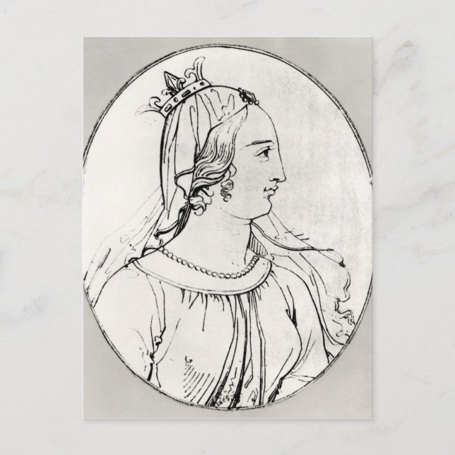 Eleanor von Aquitaine Postkarte (Vorderseite)