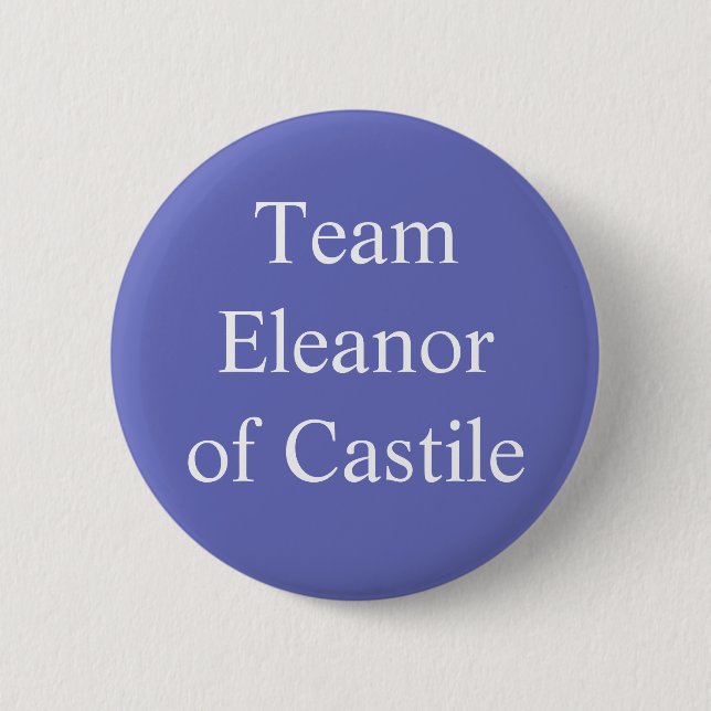 Eleanor von Kastilien, Königin von England Button (Vorderseite)