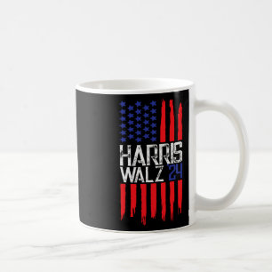 Elect Kamala Harris & Tim Walz 2024 American F Kaffeetasse