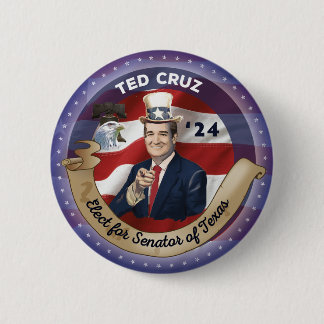 Elect Ted Cruz für Senator von Texas Button