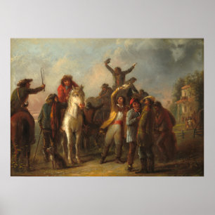 Élection - Alfred Jacob Miller Poster d'Art