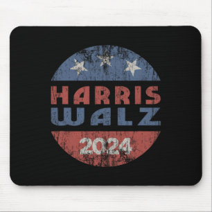 Election Kamala Harris Tim Waltz 2 Mousepad