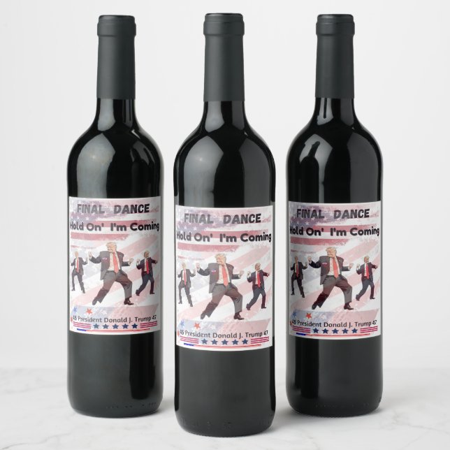 Élection Trump Wine Food and Beverage Étiquette Se (Bouteilles)