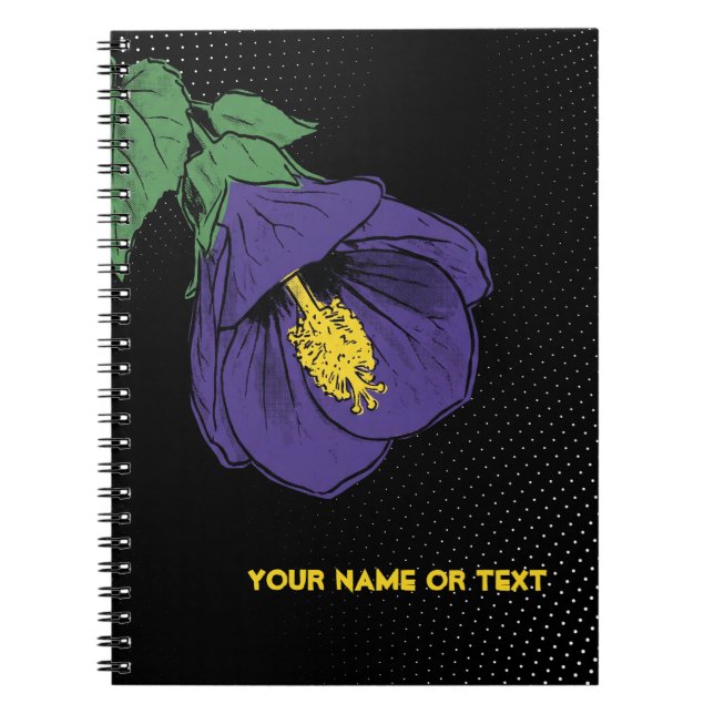 Electric Abutilon 'Violetta': Der Hochstapler Notizblock (Vorderseite)