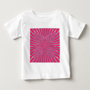 Electric Bloom Wings: Ein lebendig kantiger und sc Baby T-shirt