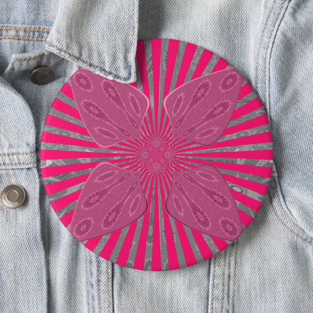 Electric Bloom Wings: Ein lebhafter Edgy und schön Button (Beispiel)