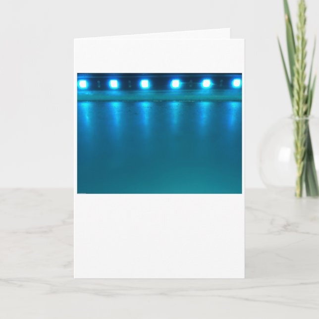 Electric Blue, Karte (Vorderseite)