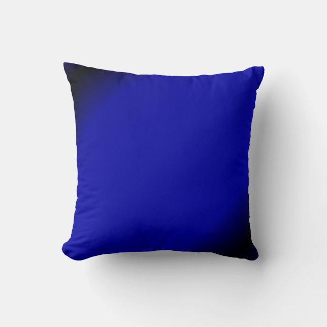 Electric Blue Kissen (Vorderseite)