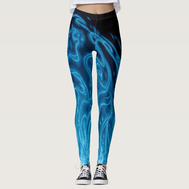 Electric Blue Leggings (Vorderseite)