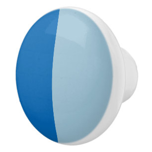 Electric Blue Lemonade und Aquamarine Duo Ton Keramikknauf
