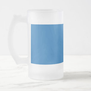 Electric Blue Lemonade und Aquamarine Duo Ton Mattglas Bierglas