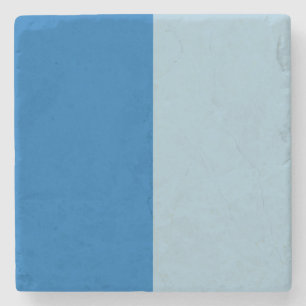 Electric Blue Lemonade und Aquamarine Duo Ton Steinuntersetzer