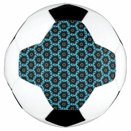 Electric Blue Mandala Fußball