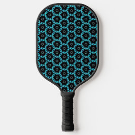 Electric Blue Mandala Pickleball Schläger