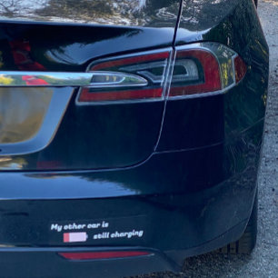 Electric Cars, meh! Bumper Sticker