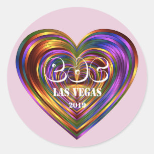Electric Daisy Carnival - Las Vegas 2019 Runder Aufkleber
