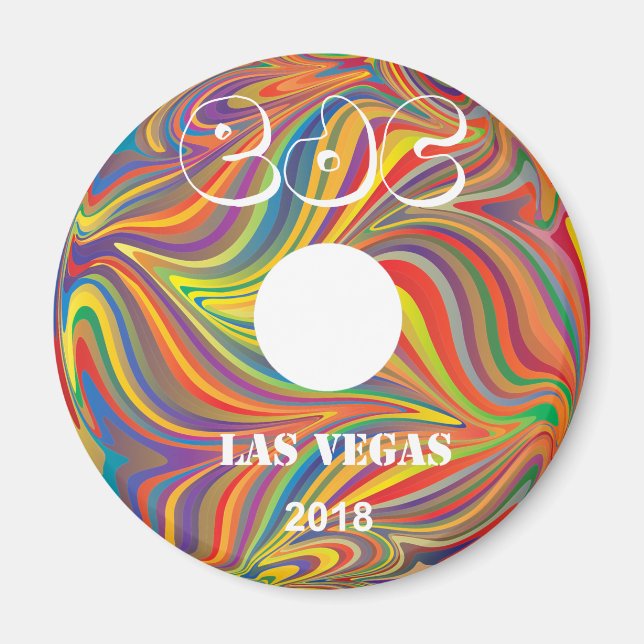 Electric Daisy Carnival Record Magnet (Vorne)