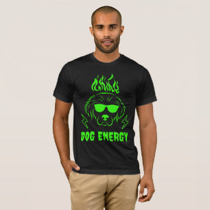 Electric Dog Energy Herren T-Shirt - Neon Canine
