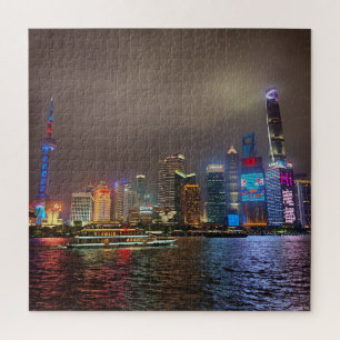 Electric Dreams - Futuristic Shanghai Skyline, A C
