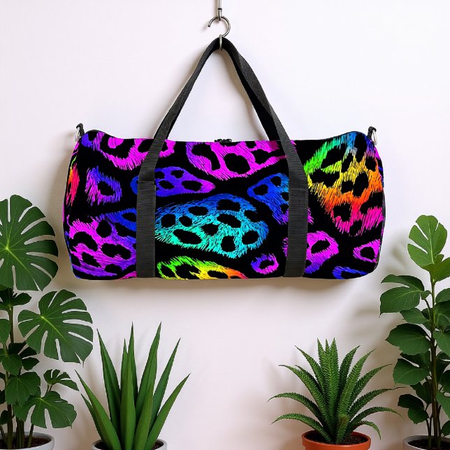 Electric Fur Leopard Print  Duffle Bag (Von Creator hochgeladen)