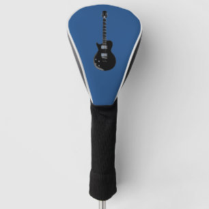 Electric Gitarre Blue Black Pop Art Golf Headcover