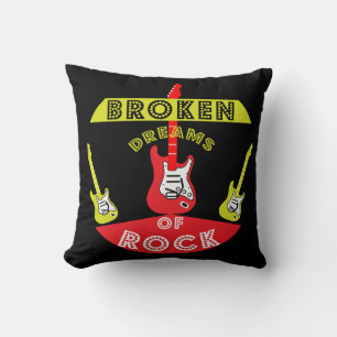 Electric Gitarre Rick Dreams Rock Musik Kissen