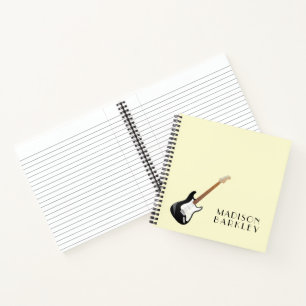 Electric Guitar Musician Music Teacher Notizbuch