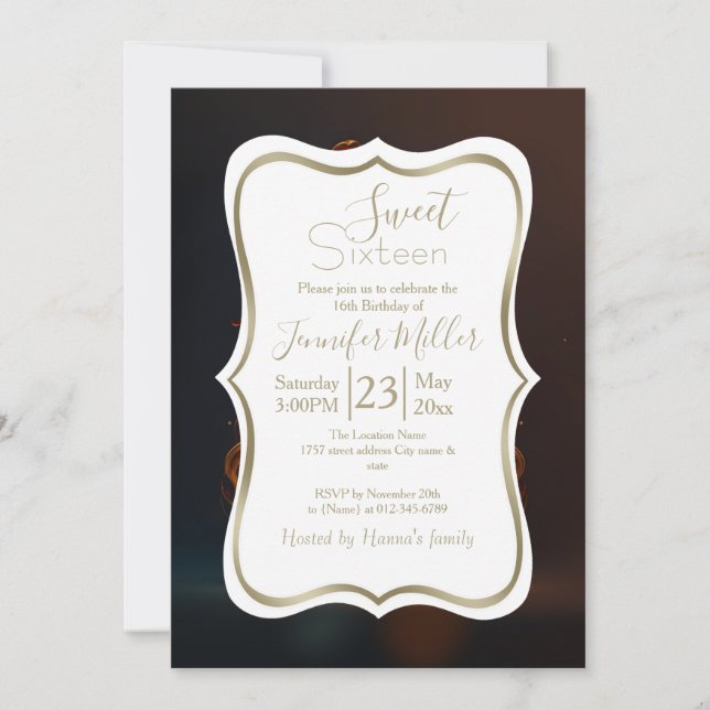 Electric guitar on fire                            einladung (Vorderseite)