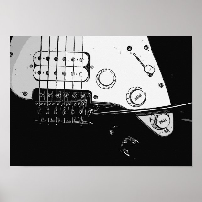 Electric Guitar Poster (Vorne)