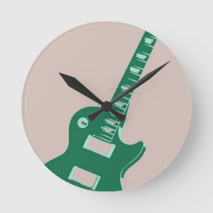 Electric Guitar Runde Wanduhr