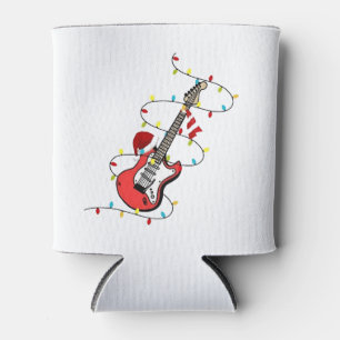 Electric Guitar Santa Claus Music Christmas Lover Dosenkühler