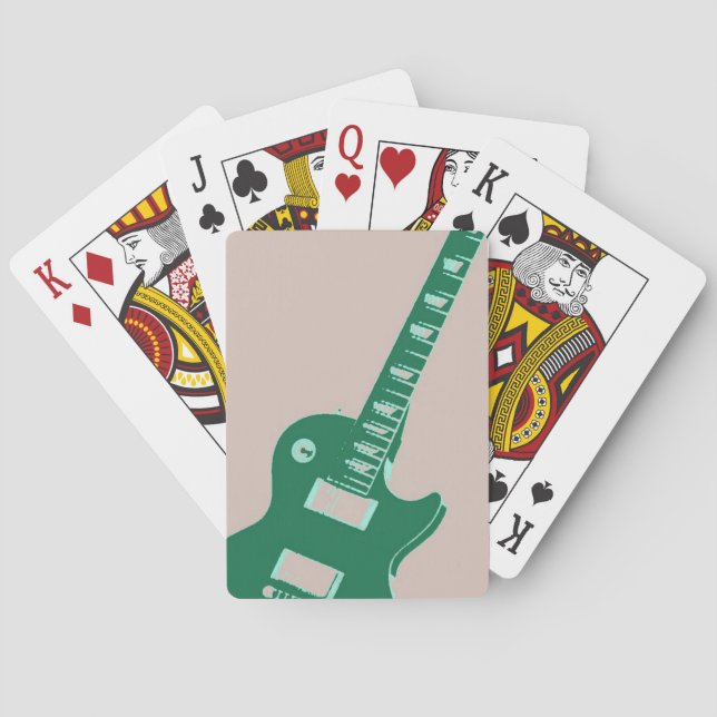 Electric Guitar Spielkarten (Rückseite)