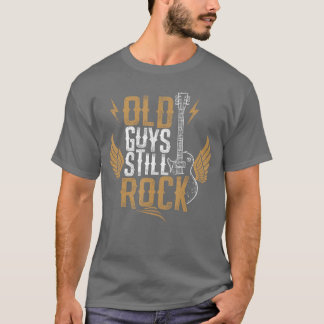 Electric Guitarhemed Old Guys Still Rock girl vint T-Shirt