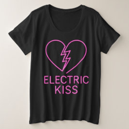 Electric Kiss Große Größe T-Shirt