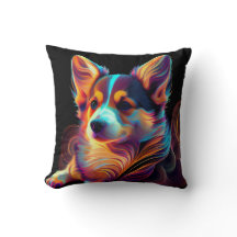 "Electric Lady" Corgi-Kissen