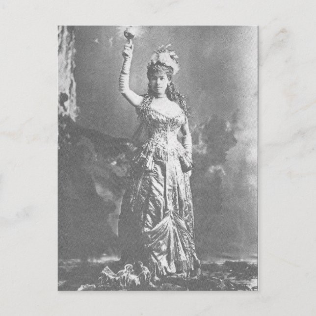 Electric Light Mrs. W. K. Vanderbilt in Kostümen Postkarte (Vorderseite)