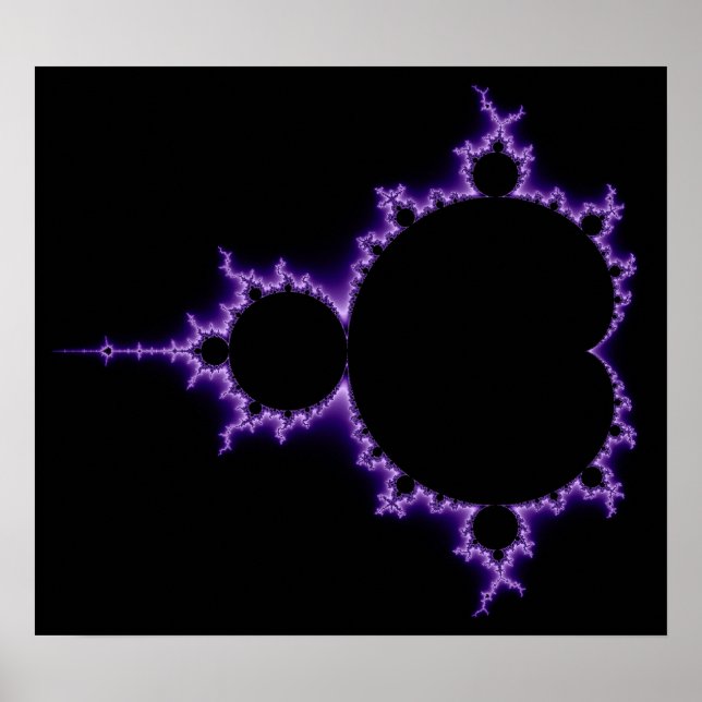 Electric Mandelbrot Set Poster (Vorne)