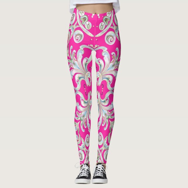 Electric Nacre Bandanna 2 Leggings (Vorderseite)