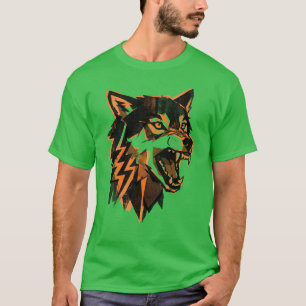 Electric Pack Wolf-Shirt – Lightning Power Grafik T-Shirt