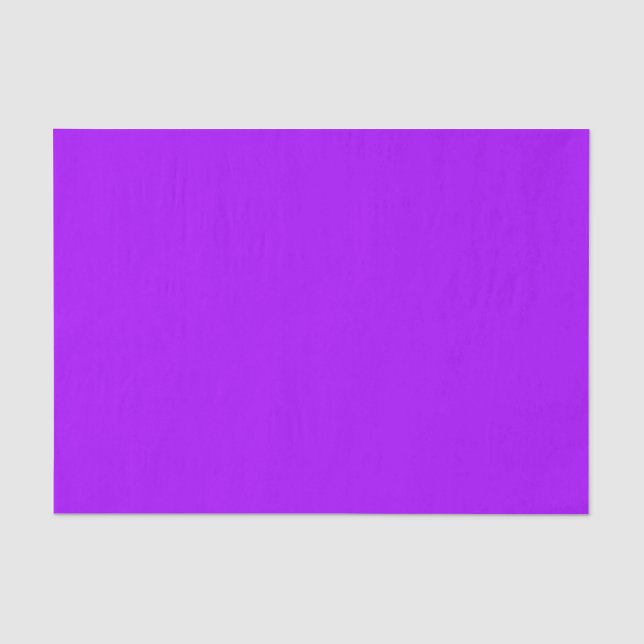 Electric Psychedelic Lila Solid Color Seidenpapier (Vorderseite)