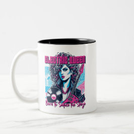 Electric Queen - Geboren, um die Bühne zu verführe Zweifarbige Tasse