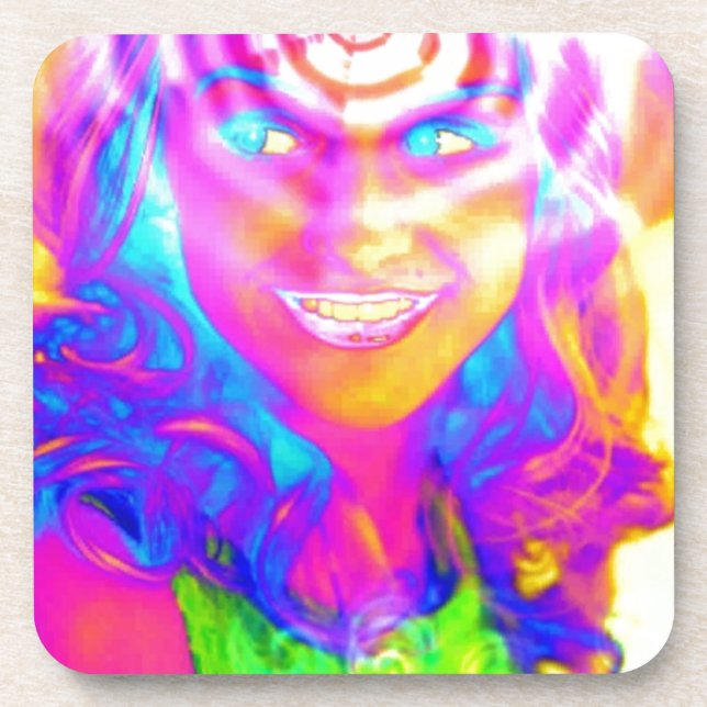 Electric Rainbow Untersetzer (Vorderseite)